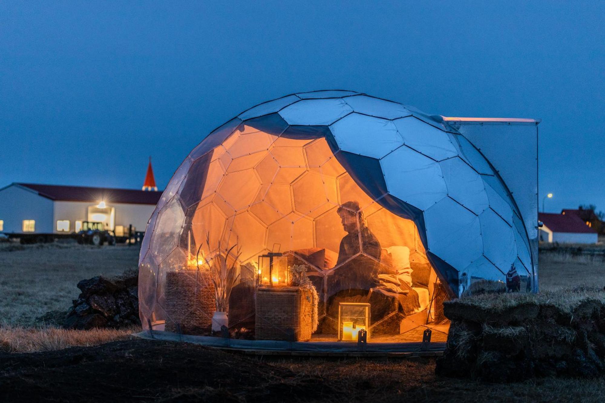 Helja Stay Glamping Domes Hella Εξωτερικό φωτογραφία